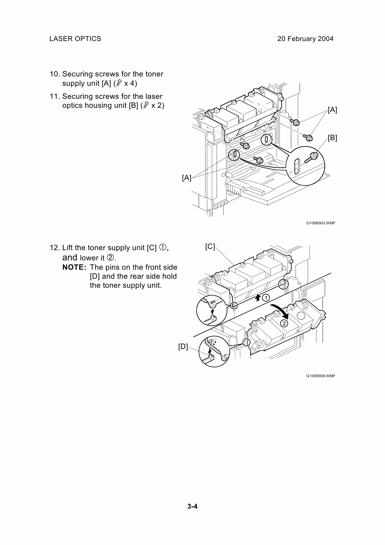 RICOH Aficio CL-7100 G106 Parts Service Manual-3